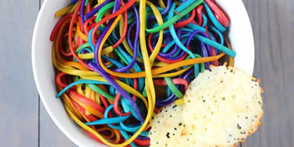 spaghetti arcobaleno