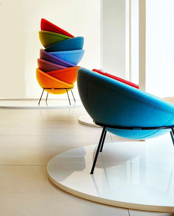 Bowl chair by Arper