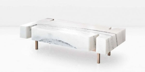 Coffee table in marmo