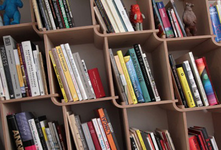 libreria L shelf