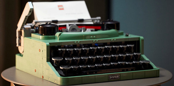 La macchina da scrivere di Lego